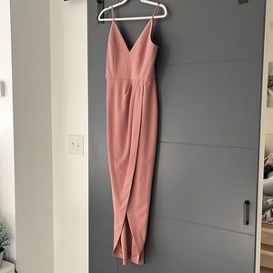 The Ines V-Neck Tulip Gown